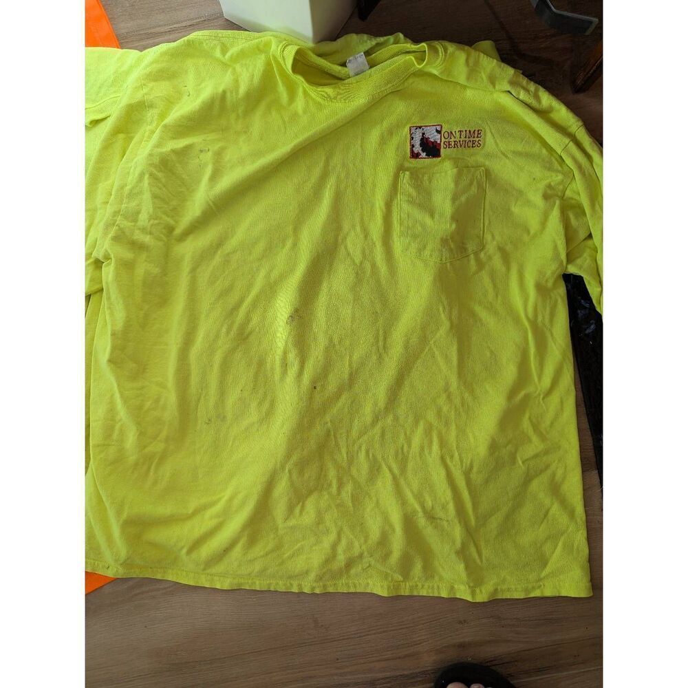 5/25 Sz 3X Construction Shirts Long Sleeve w/ Pockets - Picture 2 of 8